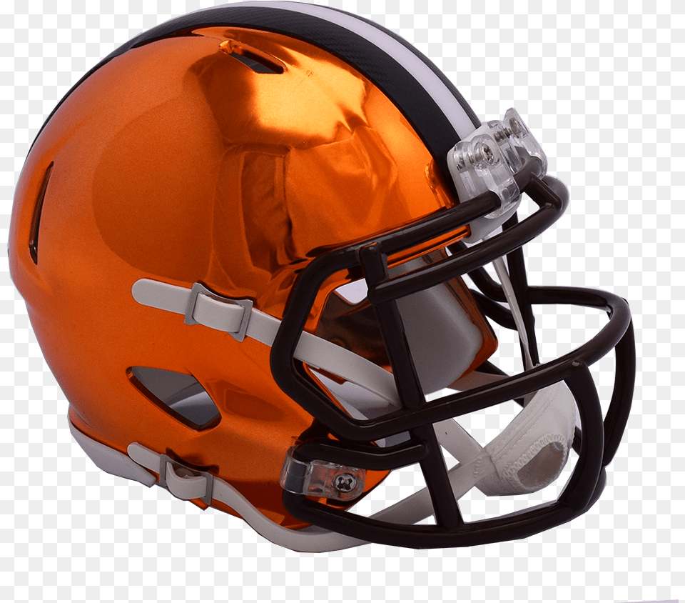 Cleveland Browns Helmet Nfl Chrome Helmets 2018, American Football, Football, Football Helmet, Sport Png