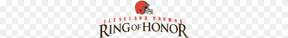 Cleveland Browns Ring Of Honor Logo Vector, Helmet, American Football, Football, Person Png Image
