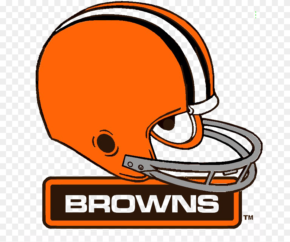Cleveland Browns Transparent Logo Cleveland Browns Helmet, American Football, Football, Football Helmet, Person Free Png