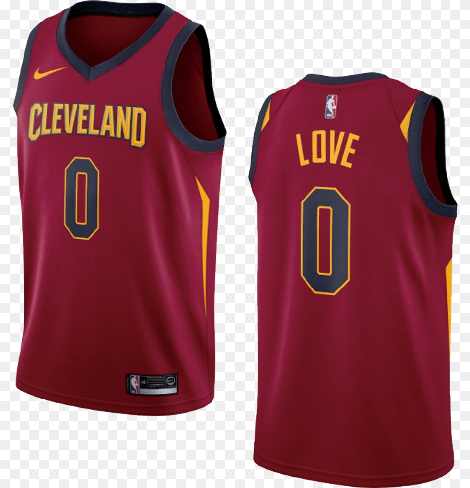 Cleveland Cavaliers Kevin Love Cleveland Cavaliers Jersey 2018, Clothing, Shirt Free Png