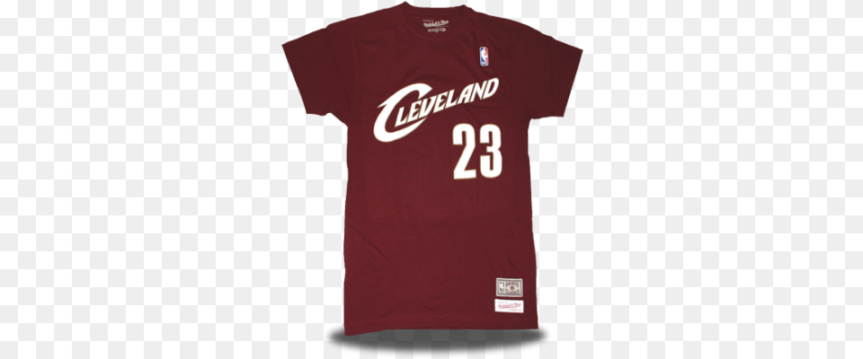 Cleveland Cavaliers Lebron James Burgundy Shirt Lebron James Jersey, Clothing, Maroon, T-shirt Free Transparent Png