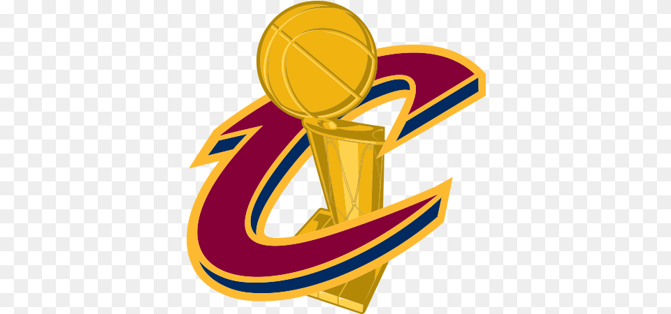 Cleveland Cavaliers Logo 2017, Gold, Trophy, Device, Grass Free Png Download