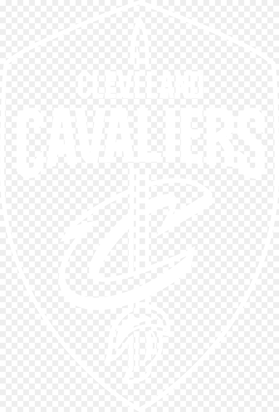 Cleveland Cavaliers Logo 2018 Download Cleveland Cavaliers Logo Black And White, Electronics, Hardware Png
