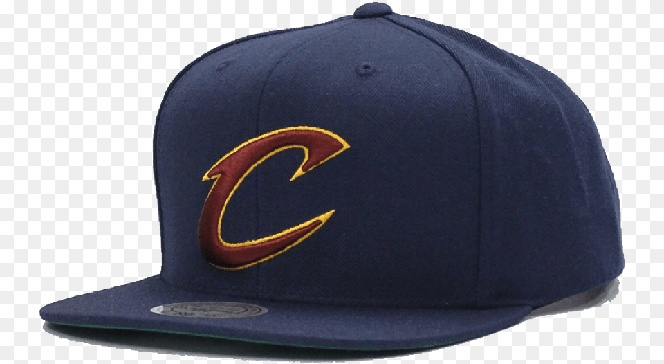 Cleveland Cavaliers Mitchell Amp Ness Nba Team Logo Snapback Cap 5 Panel, Baseball Cap, Clothing, Hat Free Png