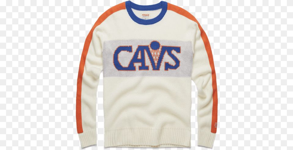 Cleveland Cavaliers Nba Knit Sweater Sweater, Clothing, Knitwear, Shirt, Sweatshirt Png Image
