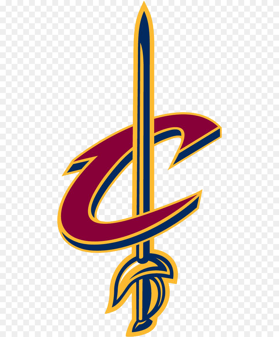 Cleveland Cavaliers Cleveland Cleveland Cavaliers Logo 2018, Sword, Weapon, Aircraft, Airplane Free Transparent Png