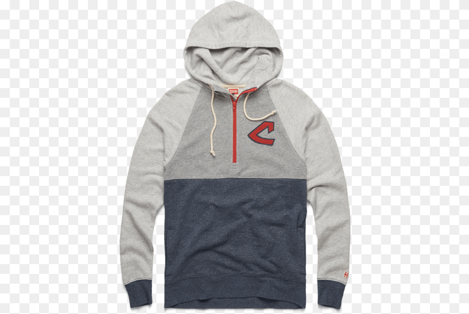 Cleveland Indians 1973 Power Zip Hoodie, Clothing, Hood, Knitwear, Sweater Free Png