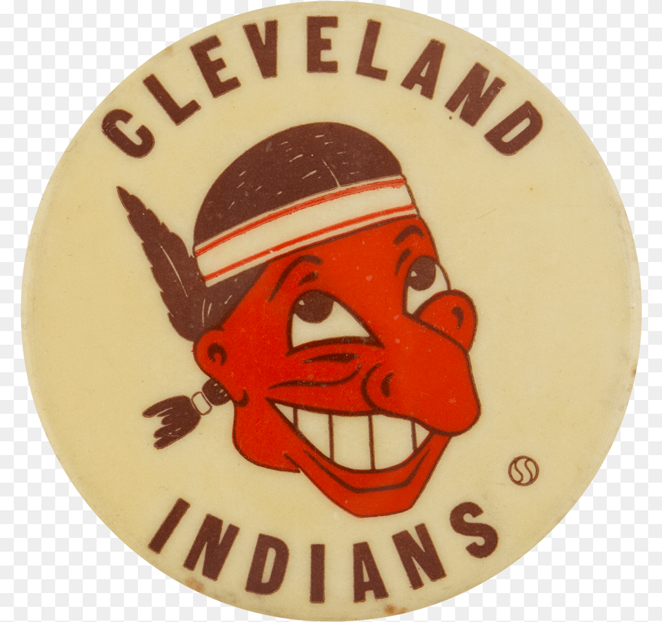 Cleveland Indians Cartoon, Badge, Logo, Symbol, Emblem Free Png Download