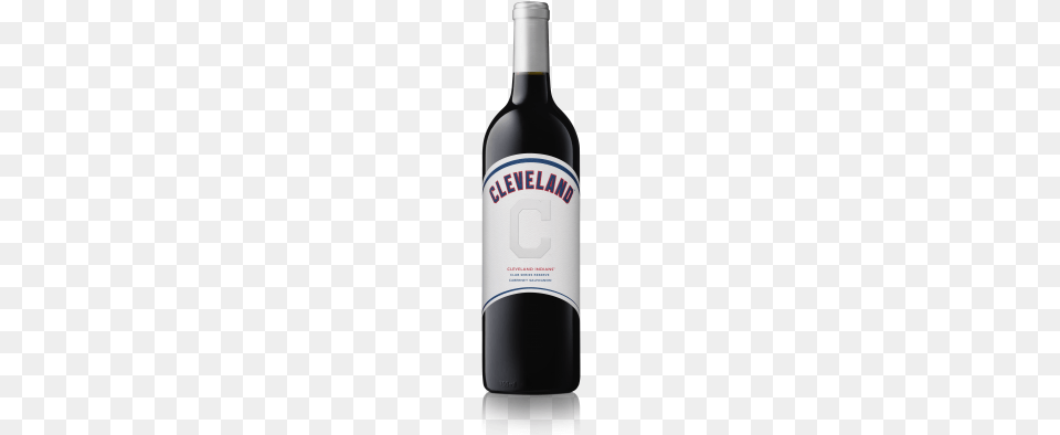Cleveland Indians Club Series 2015 California Cabernet Red Wine, Alcohol, Beverage, Liquor, Bottle Png