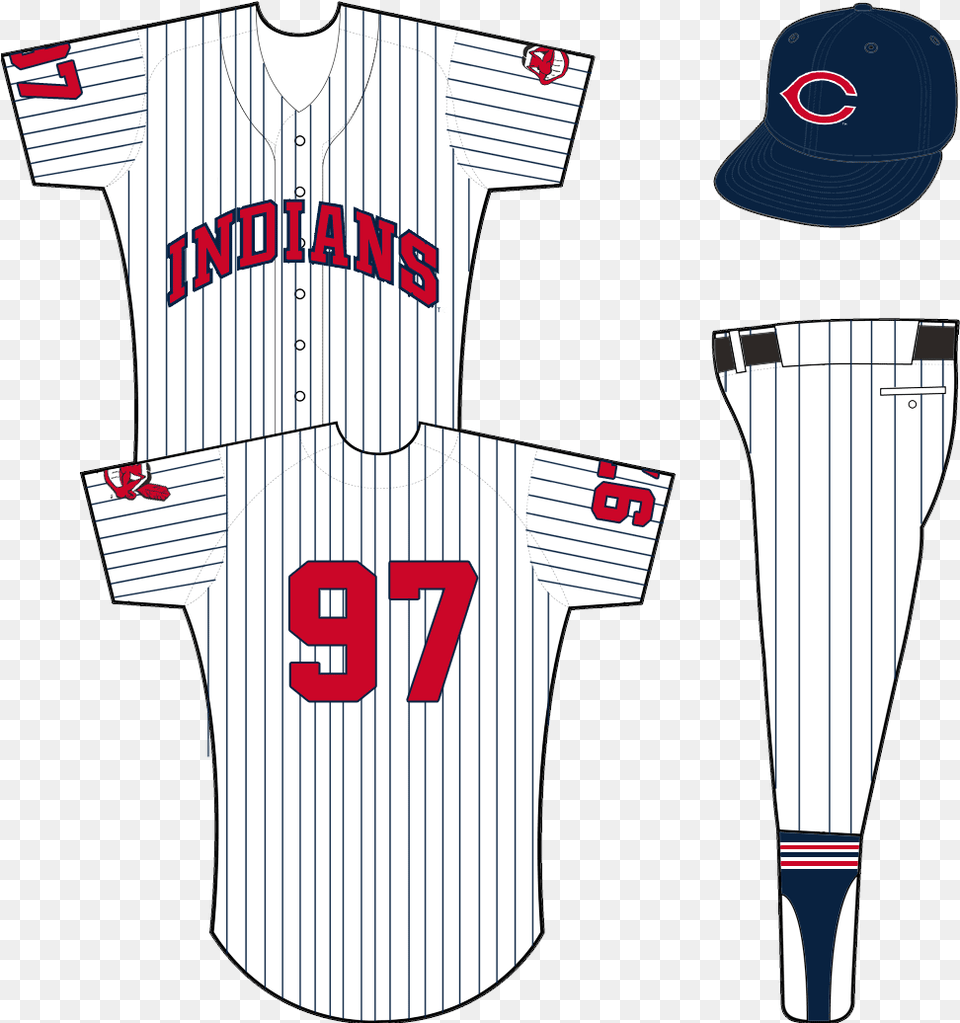 Cleveland Indians Home Uniform White Sox 1959 Uniforms, Baseball Cap, Cap, Clothing, Hat Free Png Download