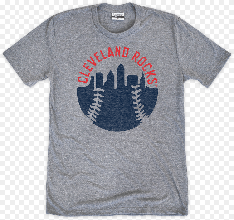 Cleveland Rocks Skyline T Shirt Baker Mayfield Shirt Bm, Gray Free Png