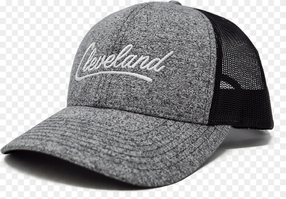 Cleveland Script Trucker Hat Baseball Cap, Baseball Cap, Clothing Free Png Download