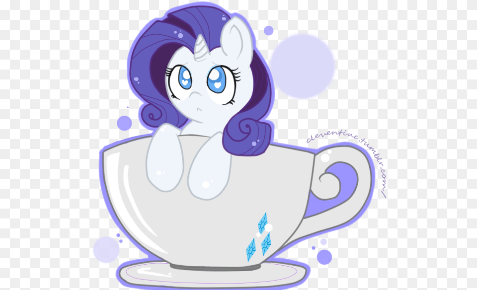 Cleventine Cup Cup Of Pony Micro Pony Raritea Cartoon, Book, Comics, Publication, Art Free Transparent Png