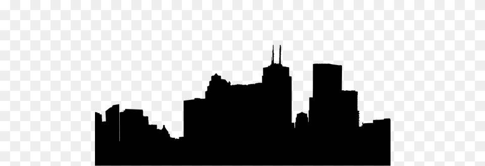 Clever Ideas Toronto Skyline Clipart The Background, Gray Png Image