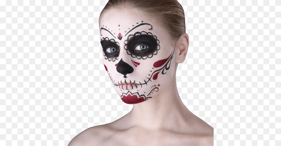 Clever Tips For Your Halloween Makeup Maquillage Halloween Femme Facile, Face, Head, Person, Photography Free Transparent Png