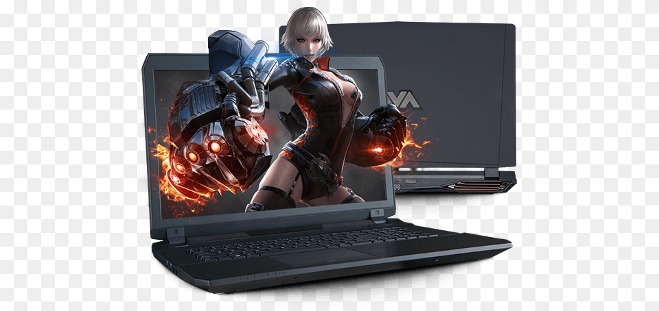 Clevo Custom Gaming Laptops Tera, Adult, Person, Pc, Laptop Free Png