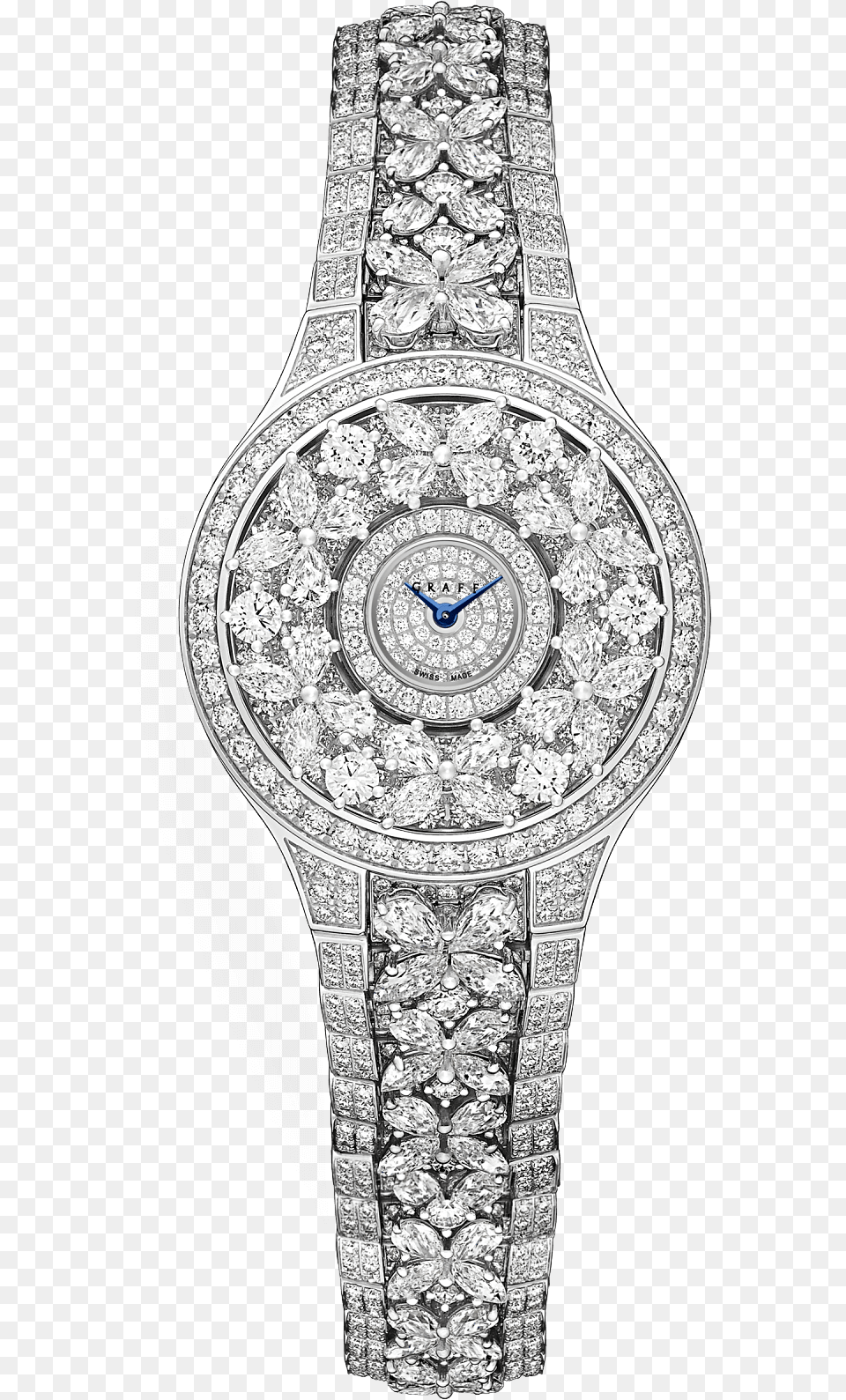 Clic Butterfly Fully Et Diamond Graff Butterfly Diamond Ladies Watch, Arm, Body Part, Person, Wristwatch Free Png