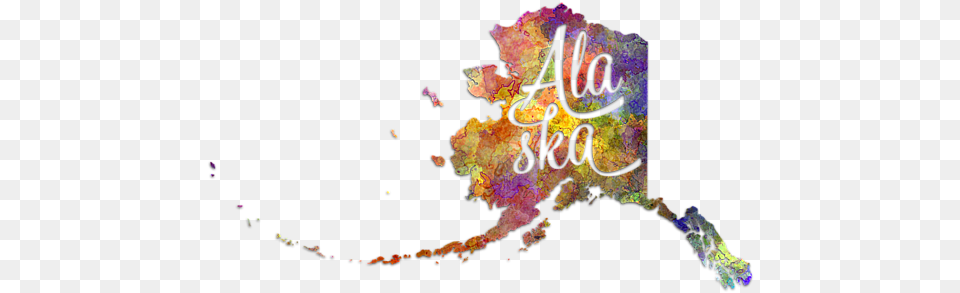 Click And Drag To Re Position The If Desired Alaska Map, Art, Graphics, Text, Leaf Free Png Download