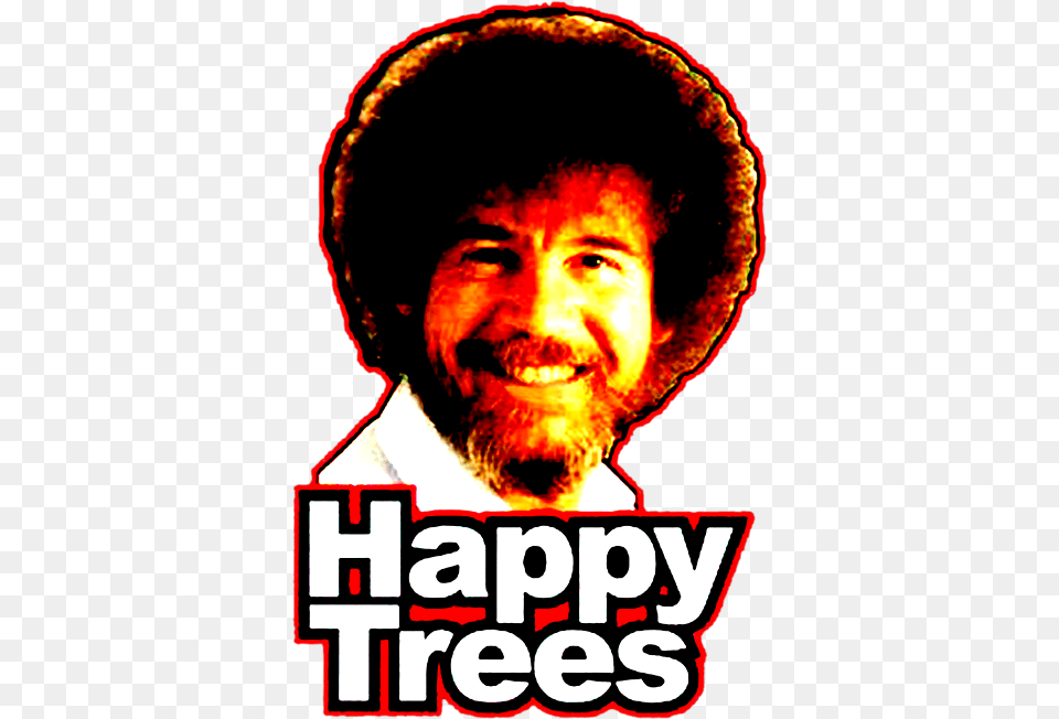 Click And Drag To Re Position The If Desired Bob Ross, Portrait, Beard, Face, Head Free Png