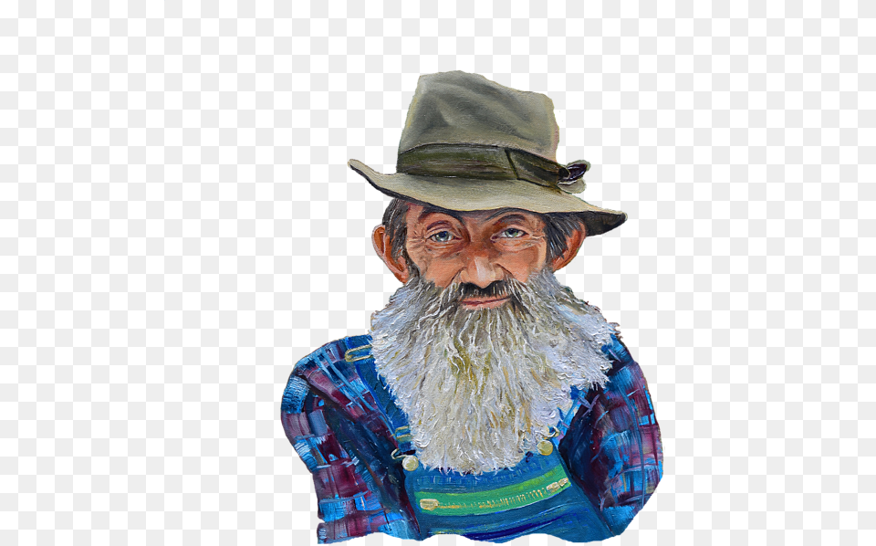 Click And Drag To Re Position The If Desired Popcorn Sutton Art, Beard, Clothing, Face, Hat Free Transparent Png