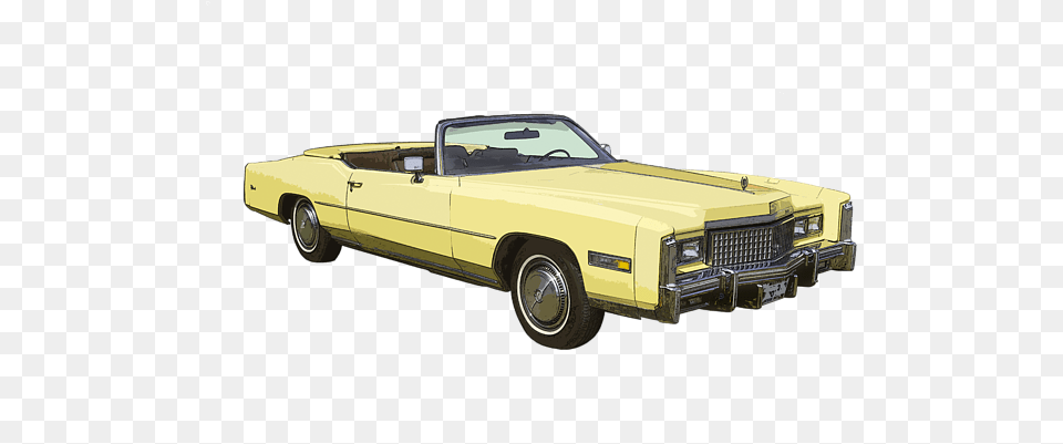 Click And Drag To Re Position The If Desired Yellow Cadillac Eldorado, Car, Convertible, Transportation, Vehicle Free Png
