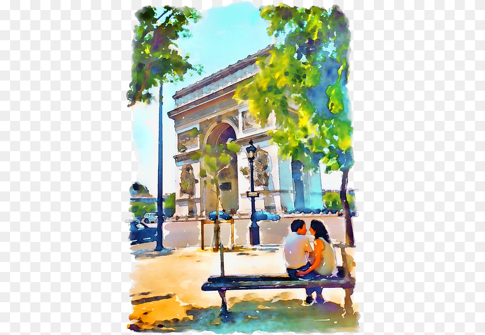 Click And Drag To Re Position The If Desired Best Watercolour Painting For Sale, Adult, Arch, Architecture, Person Png Image