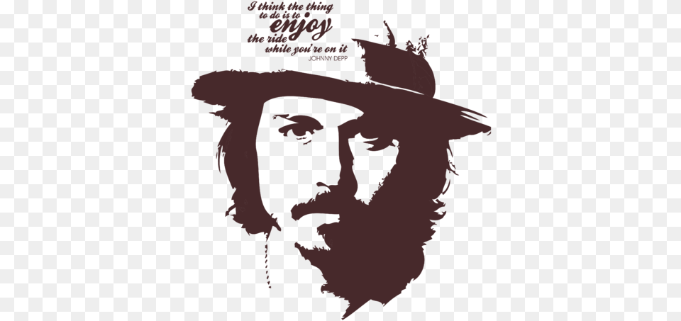 Click And Drag To Re Position The Image If Desired Johnny Depp Minimal Posters, Clothing, Hat, Adult, Person Free Png Download