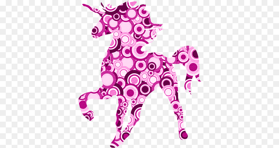 Click And Drag To Re Position The If Desired Pink Unicorn Art, Purple, Pattern, Baby, Person Png Image