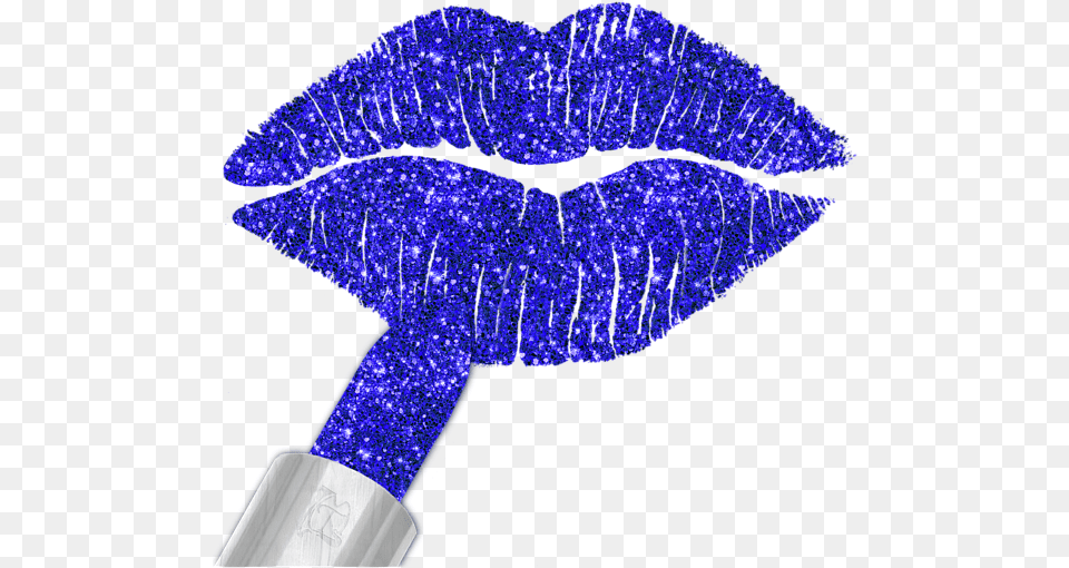 Click And Drag To Re Position The If Desired Purple Glitter Lips Transparent, Cosmetics, Lipstick Png Image