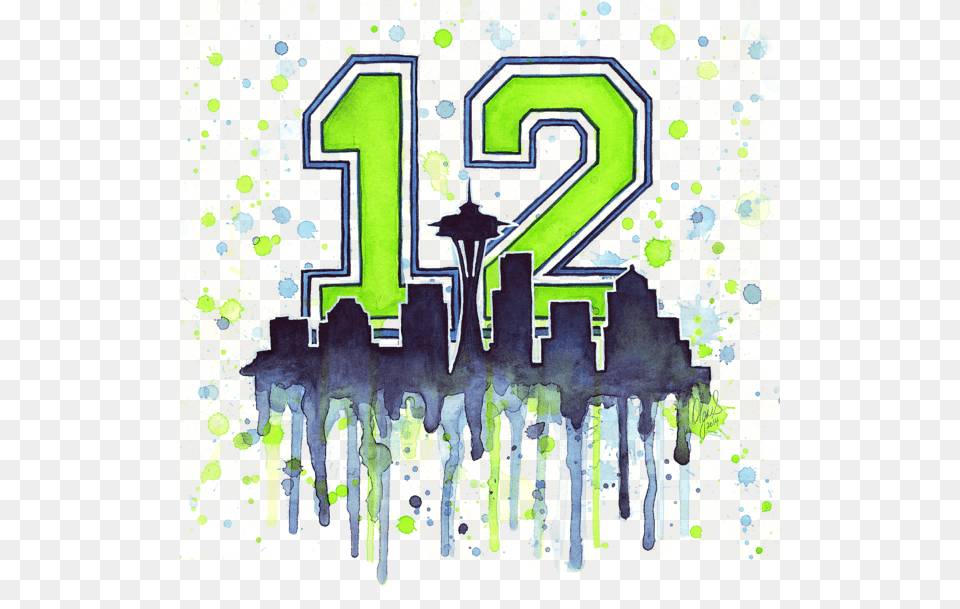 Click And Drag To Re Position The Image If Desired Seattle Seahawks Fan Art, Modern Art, Text, Symbol, Graphics Free Transparent Png