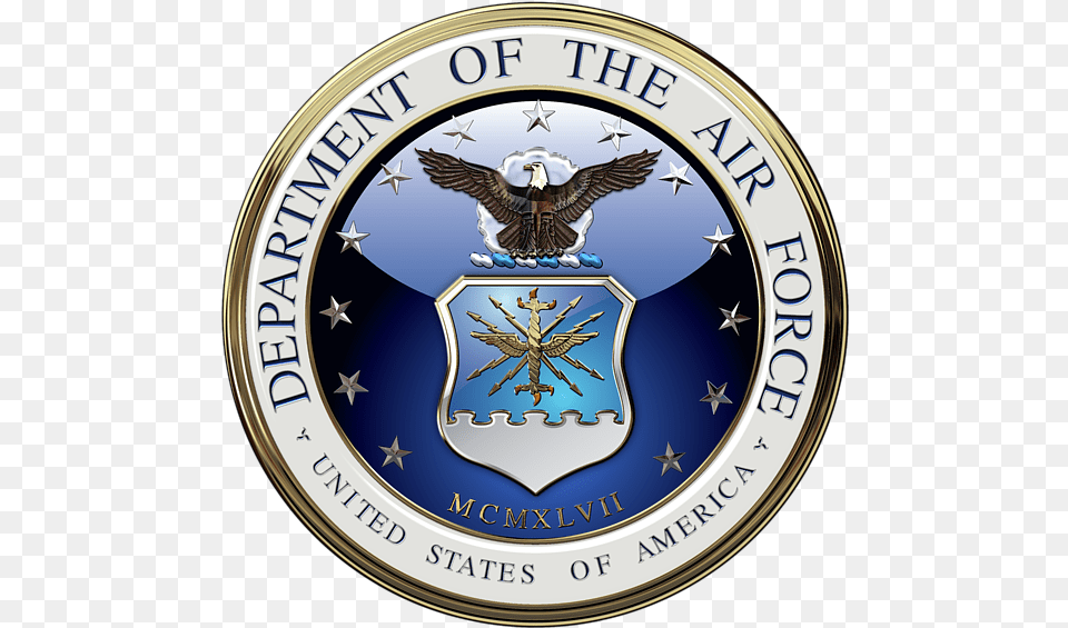 Click And Drag To Re Position The If Desired United States Air Force And American Flag, Badge, Emblem, Logo, Symbol Png Image