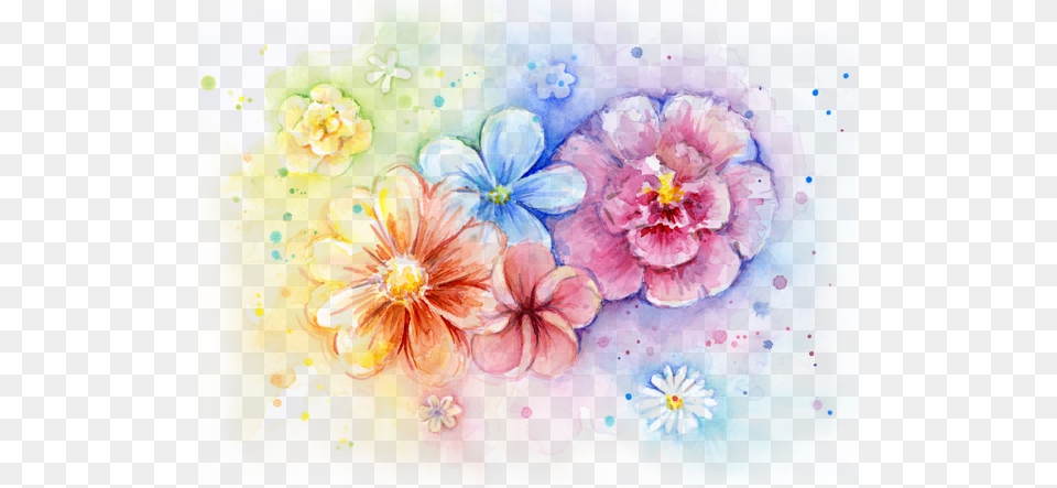 Click And Drag To Re Position The Image If Desired Water Color Pink Rainbow, Art, Floral Design, Flower, Geranium Png