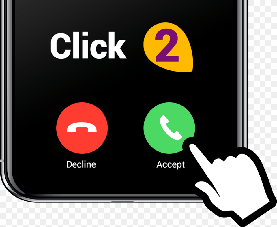Click Calling Circle, Electronics, Screen, Computer Hardware, Hardware Free Transparent Png