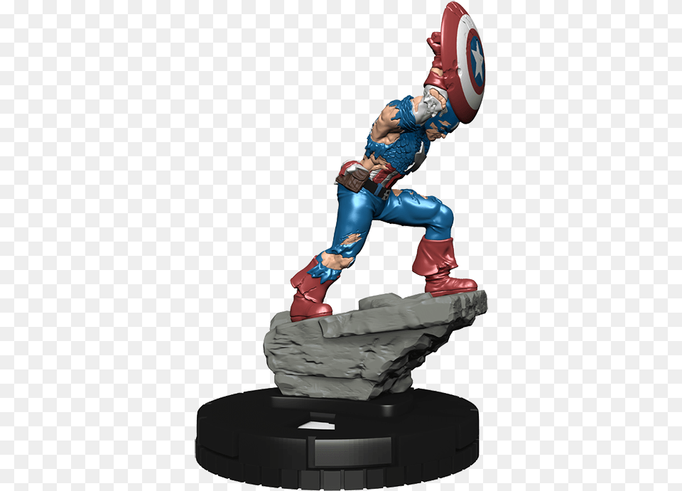 Click Captain America 101 Heroclix, Figurine, Person Free Png Download