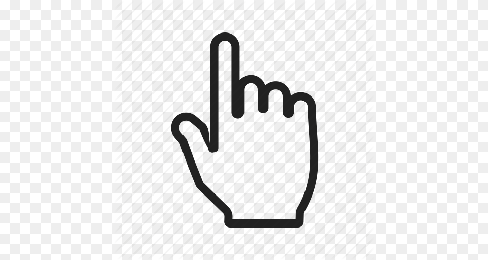 Click Clicking Computer Cursor Finger Hand Mouse Icon, Baseball, Baseball Glove, Clothing, Glove Png Image