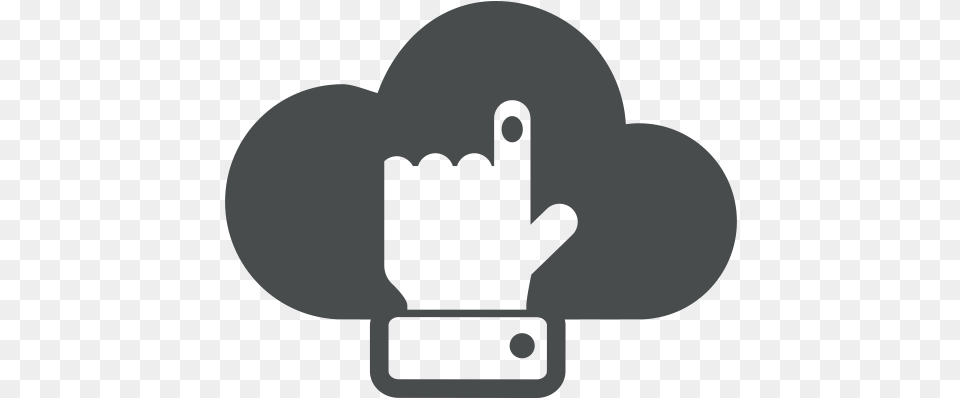 Click Cloud Finger Gesture Hand Pointer Select Icon Cloud Based Security Icon, Light, Clothing, Glove, Person Png