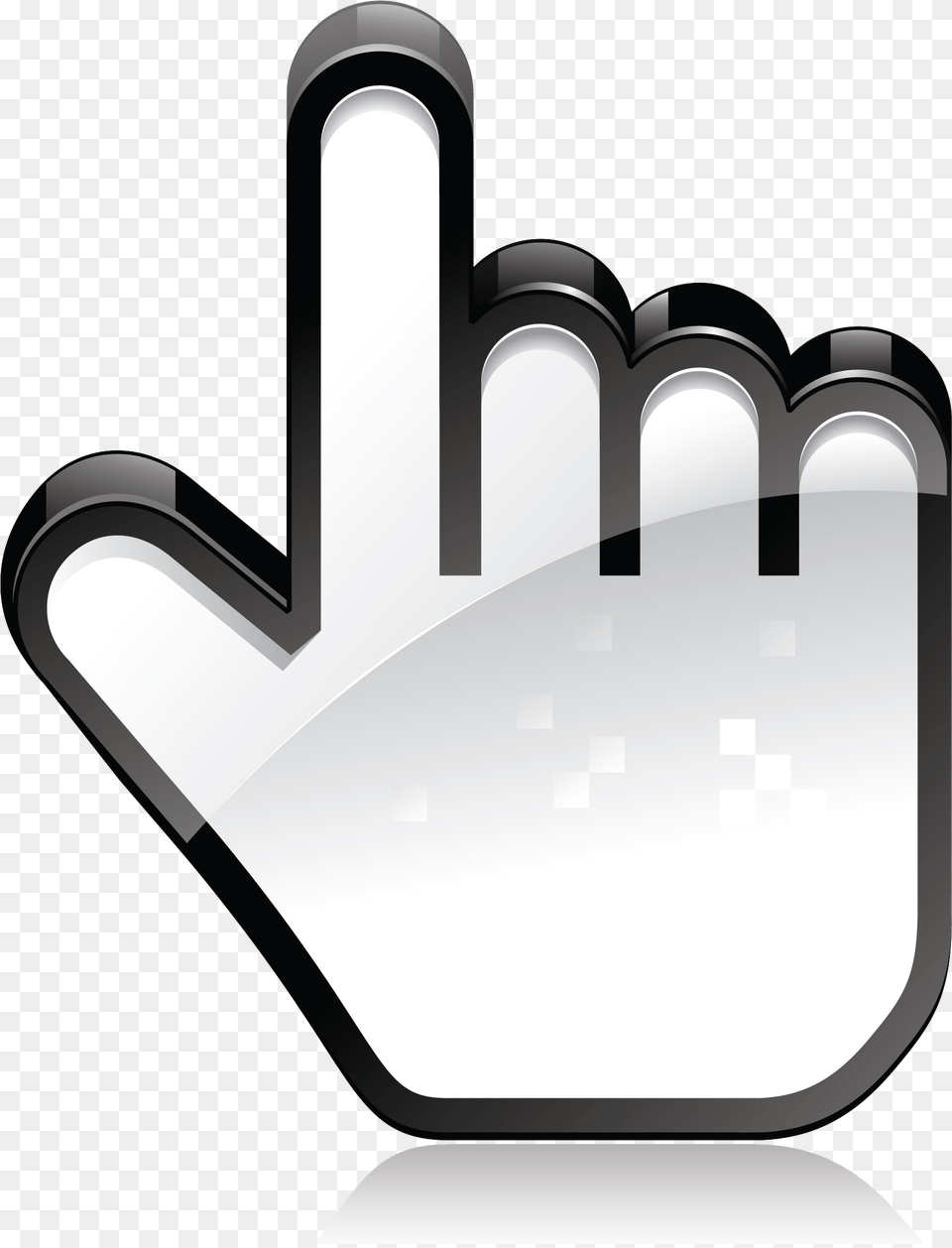 Click File Dedo Do Youtube, Clothing, Cutlery, Fork, Glove Png