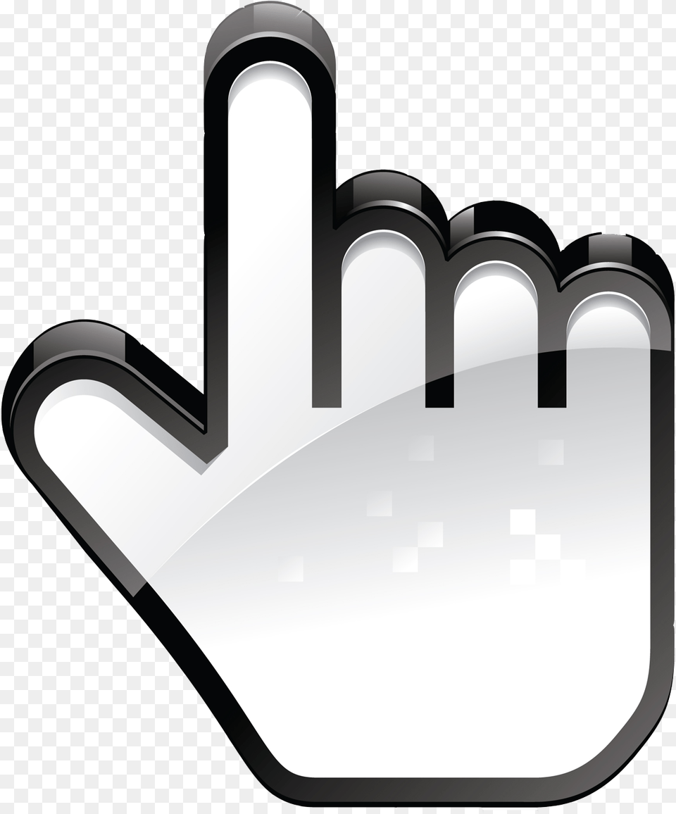 Click Finger Icon Arrow Clicker, Fork, Glove, Clothing, Cutlery Free Png Download