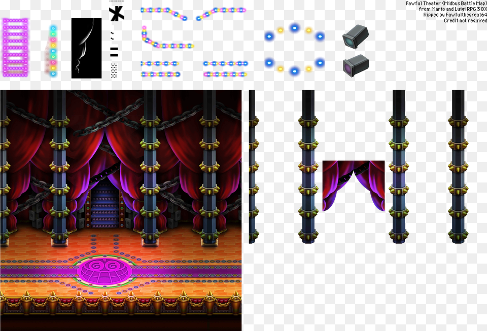 Click For Full Sized Fawful Theater Mario Amp Luigi Bowser39s Inside Story, Altar, Architecture, Building, Church Free Png Download