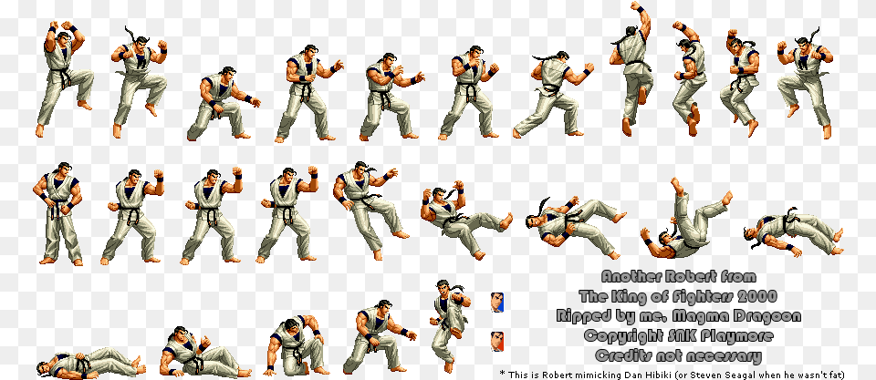 Click For Full Sized Image Another Robert Sprite Sheet Fighting Game, Baby, Martial Arts, Person, Sport Free Transparent Png