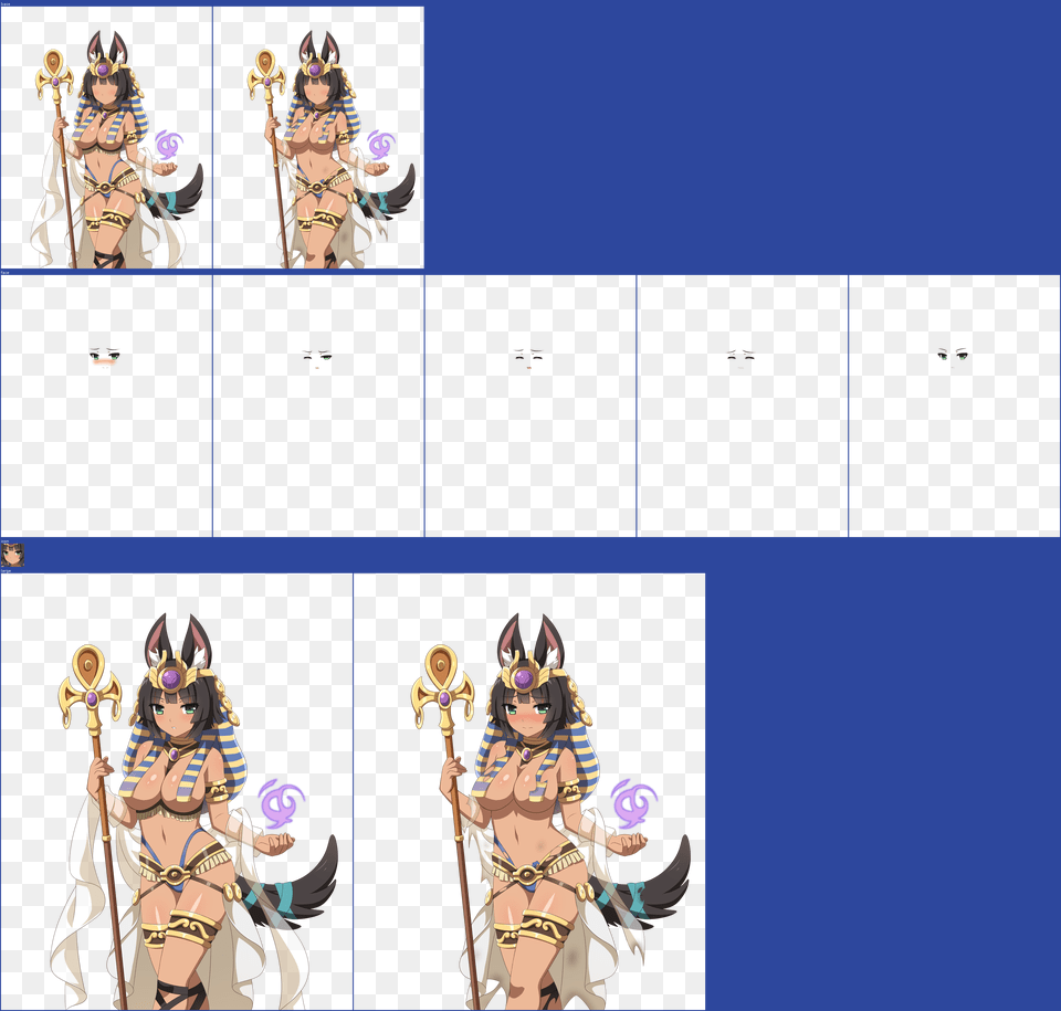 Click For Full Sized Image Anubis Sakura Dungeon Fox Knight, Book, Comics, Publication, Adult Free Png