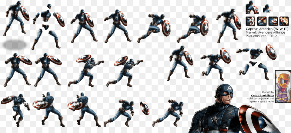 Click For Full Sized Image Captain America Avengers Alliance Captain America, Adult, Male, Man, Person Free Transparent Png