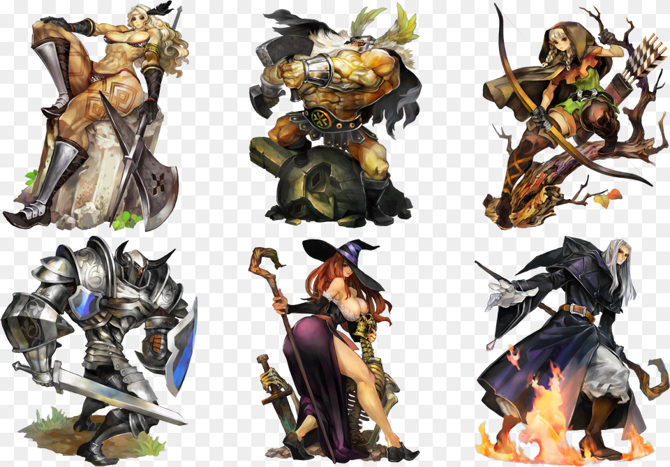 Click For Full Sized Image Character Portraits Dragons Crown Game, Adult, Person, Woman, Female Free Png