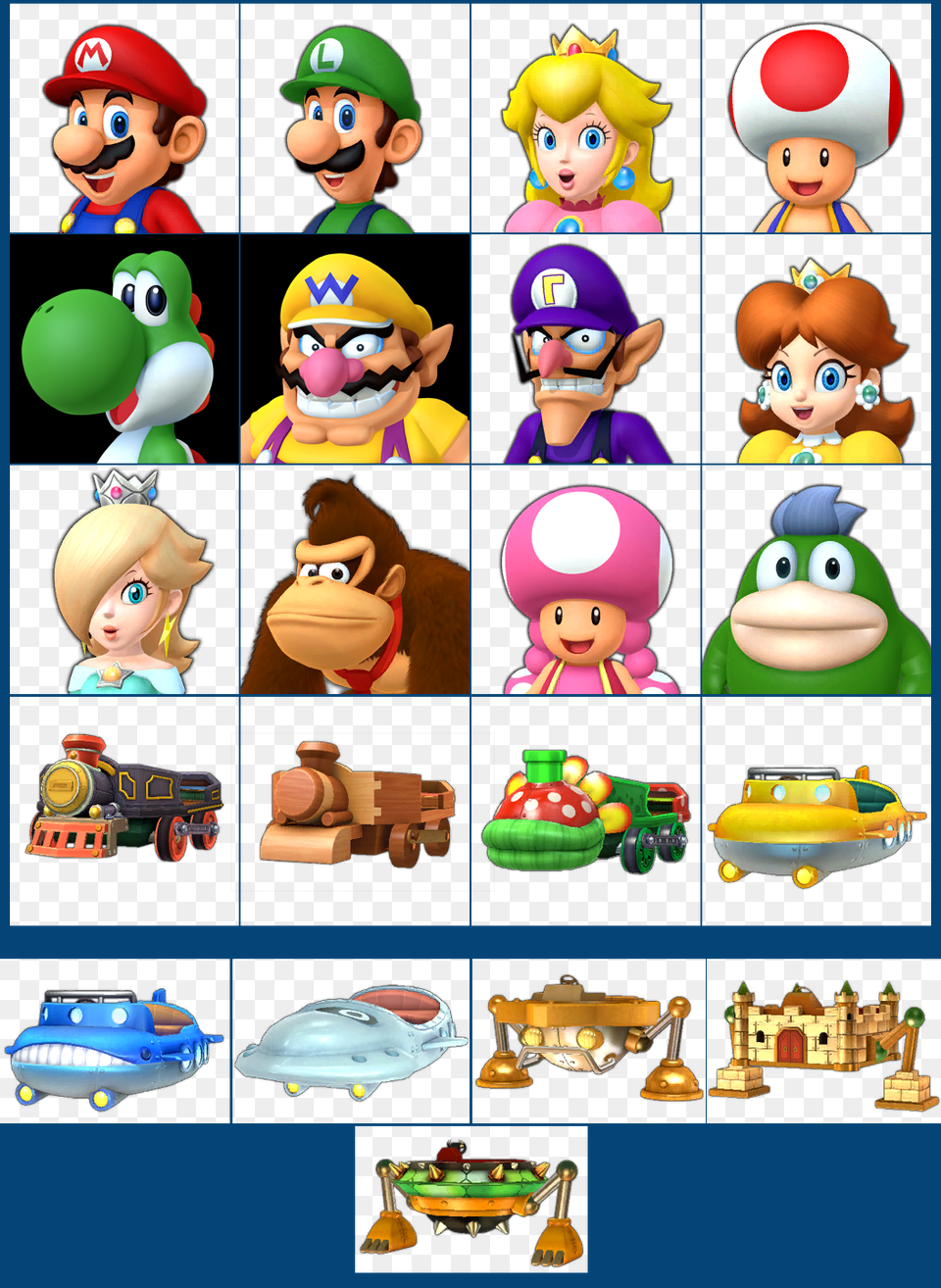 Click For Full Sized Image Character Ride Icons Mario Party Character Icons, Baby, Person, Toy, Doll Free Transparent Png