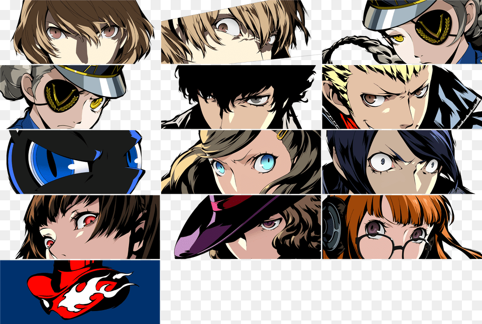 Click For Full Sized Critical Hit Persona 5 Critical Hit, Publication, Manga, Book, Comics Png Image