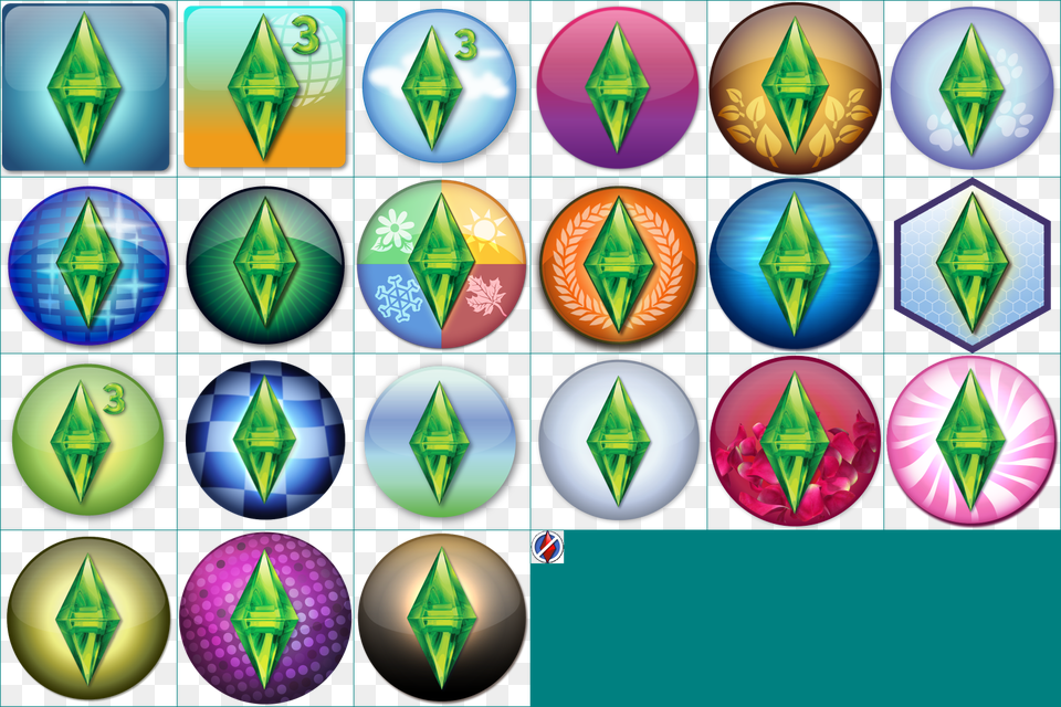 Click For Full Sized Executable Icons Sims 3 Game Icons, Plate Png Image