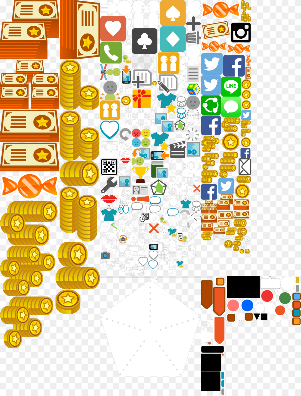 Click For Full Sized Image Icons Miitomo Icons, Art, Qr Code Free Png Download