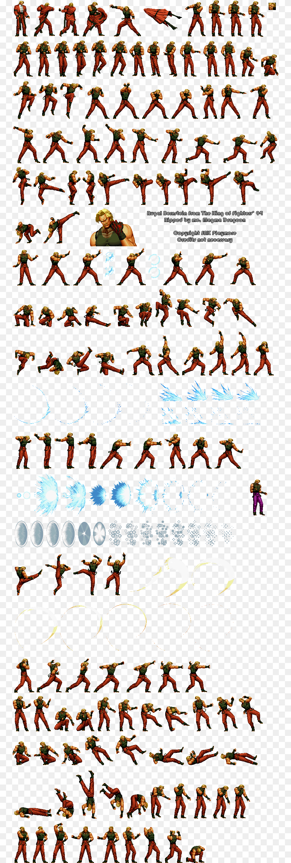 Click For Full Sized Image Rugal Bernstein King Of Fighters 94 Sprites, Person, Animal, Sea Life Free Png Download