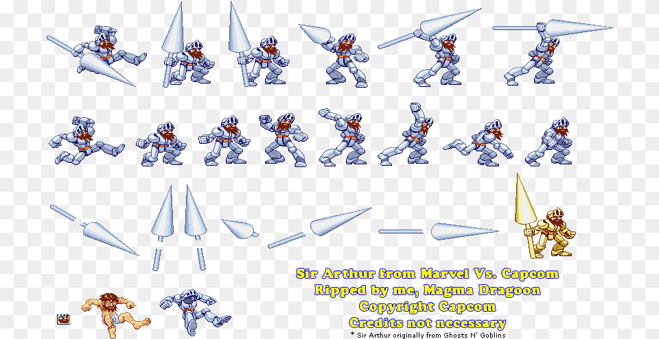 Click For Full Sized Image Sir Arthur Ghosts And Goblins Arthur Sprites, People, Person, Baby Free Png