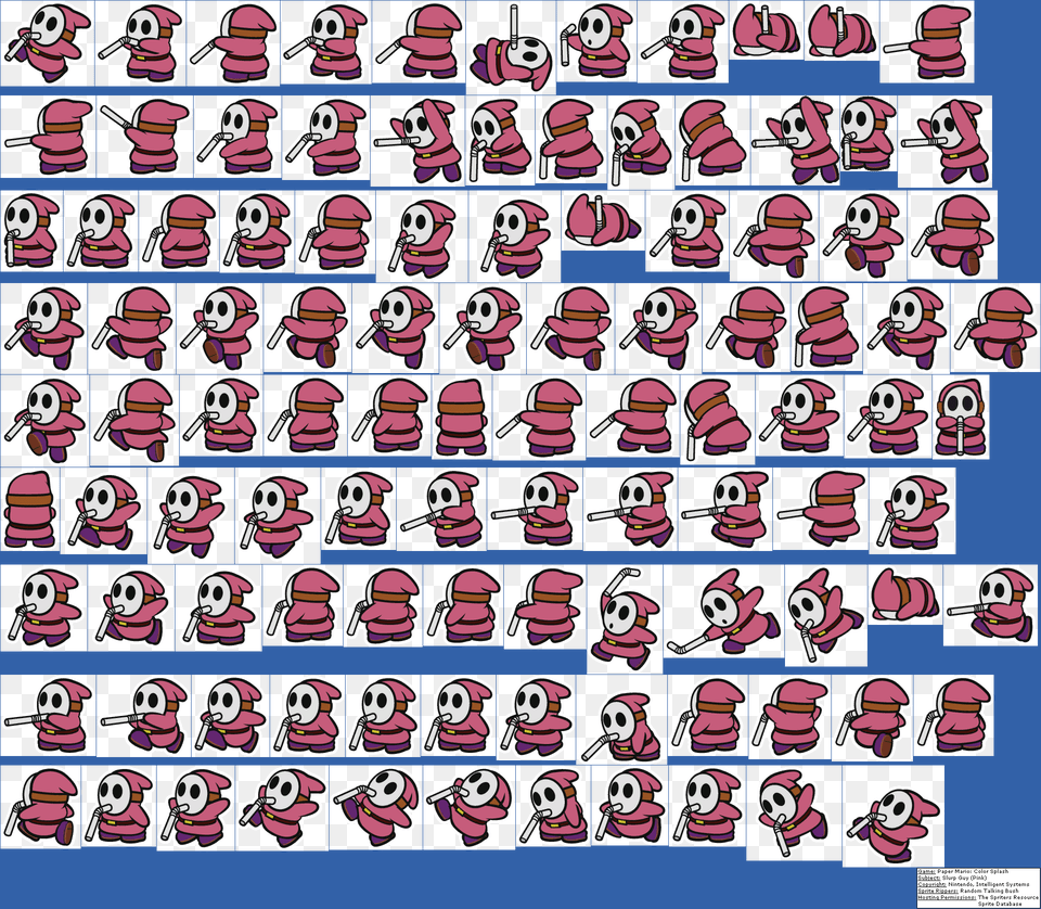 Click For Full Sized Image Slurp Guy Paper Mario Color Splash, Sticker, Pattern, Person Free Transparent Png